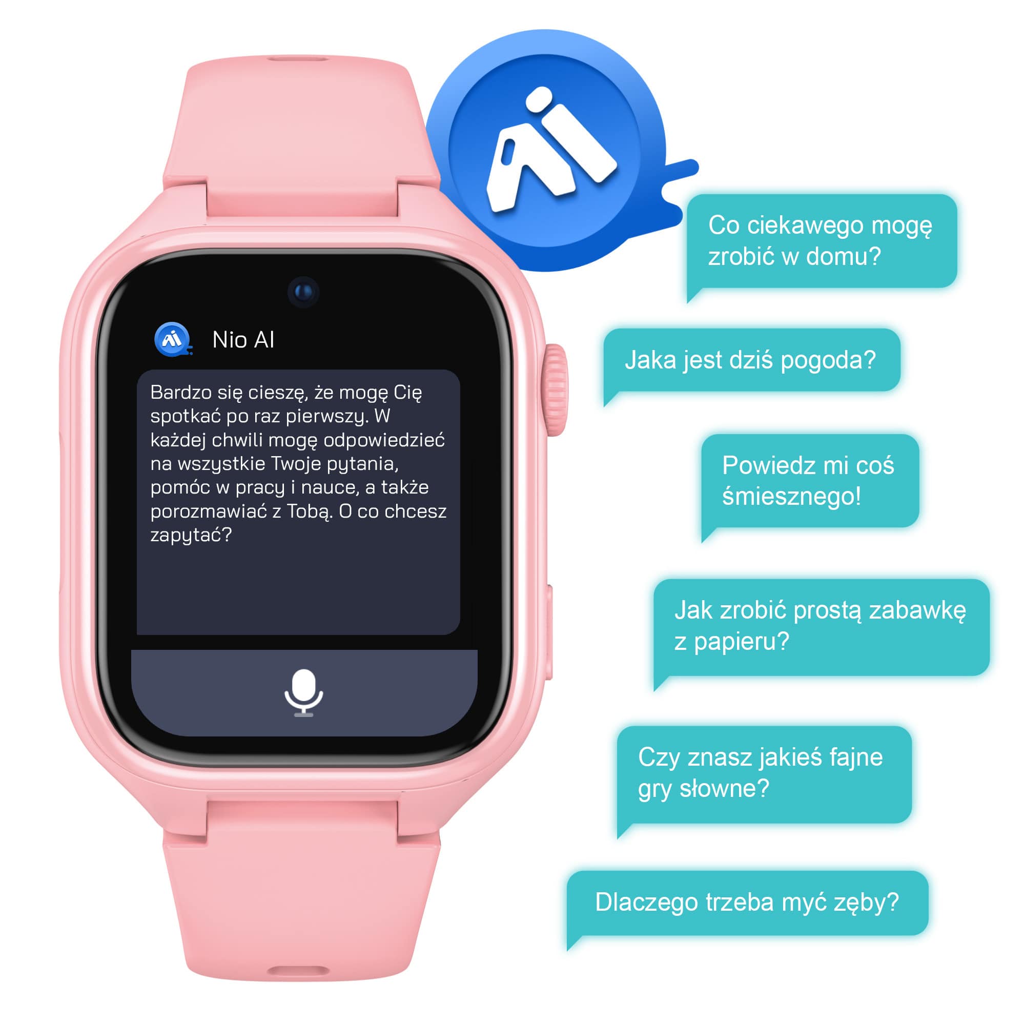  Smartwatch dziecięcy z funkcjami AI okiem redakcji