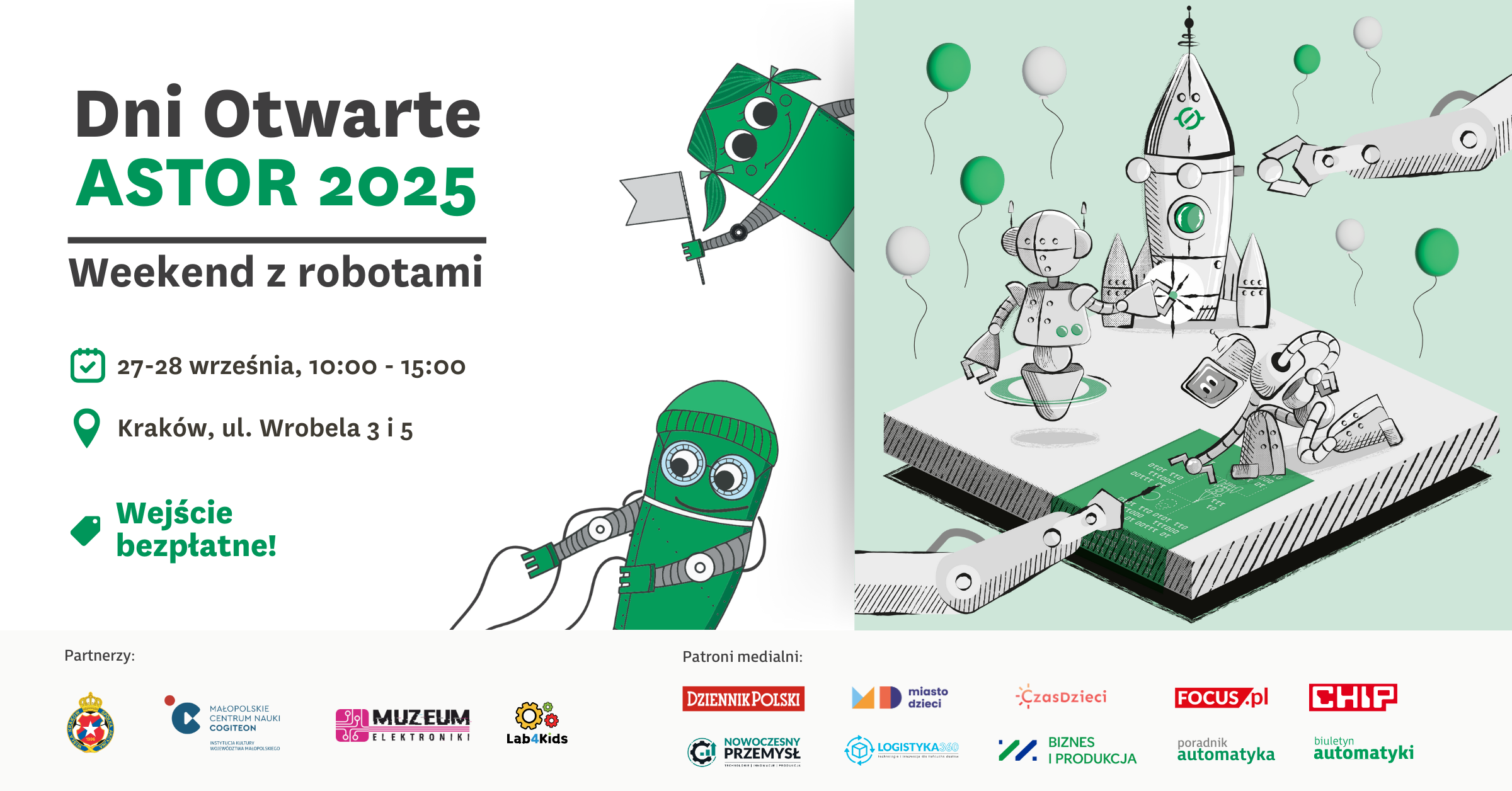 Dni Otwarte ASTOR 2025. Weekend z robotami dla całej rodziny