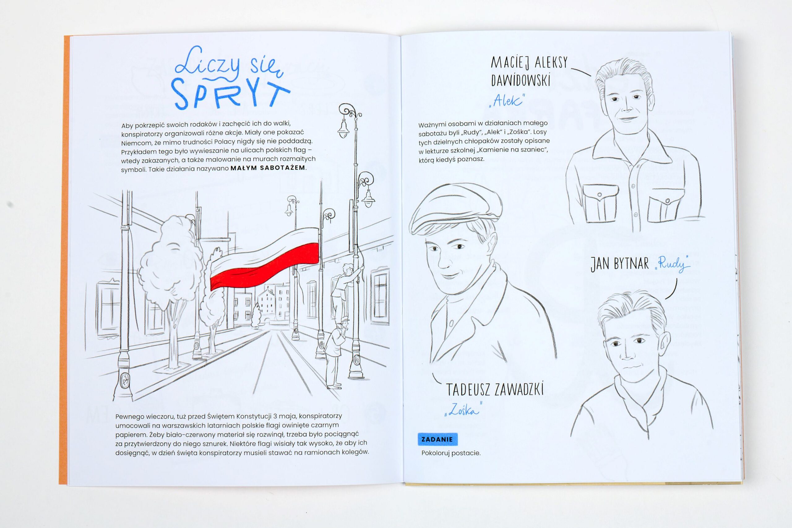 Chwaty  – kolorowanki, łamigłówki i ciekawostki o konspiracyjnej Warszawie