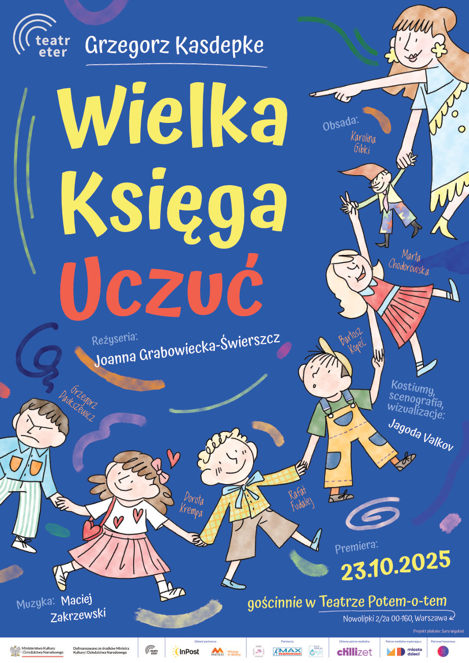 Premiera spektaklu dla dzieci – Wielka Księga Uczuć Teatru Eter