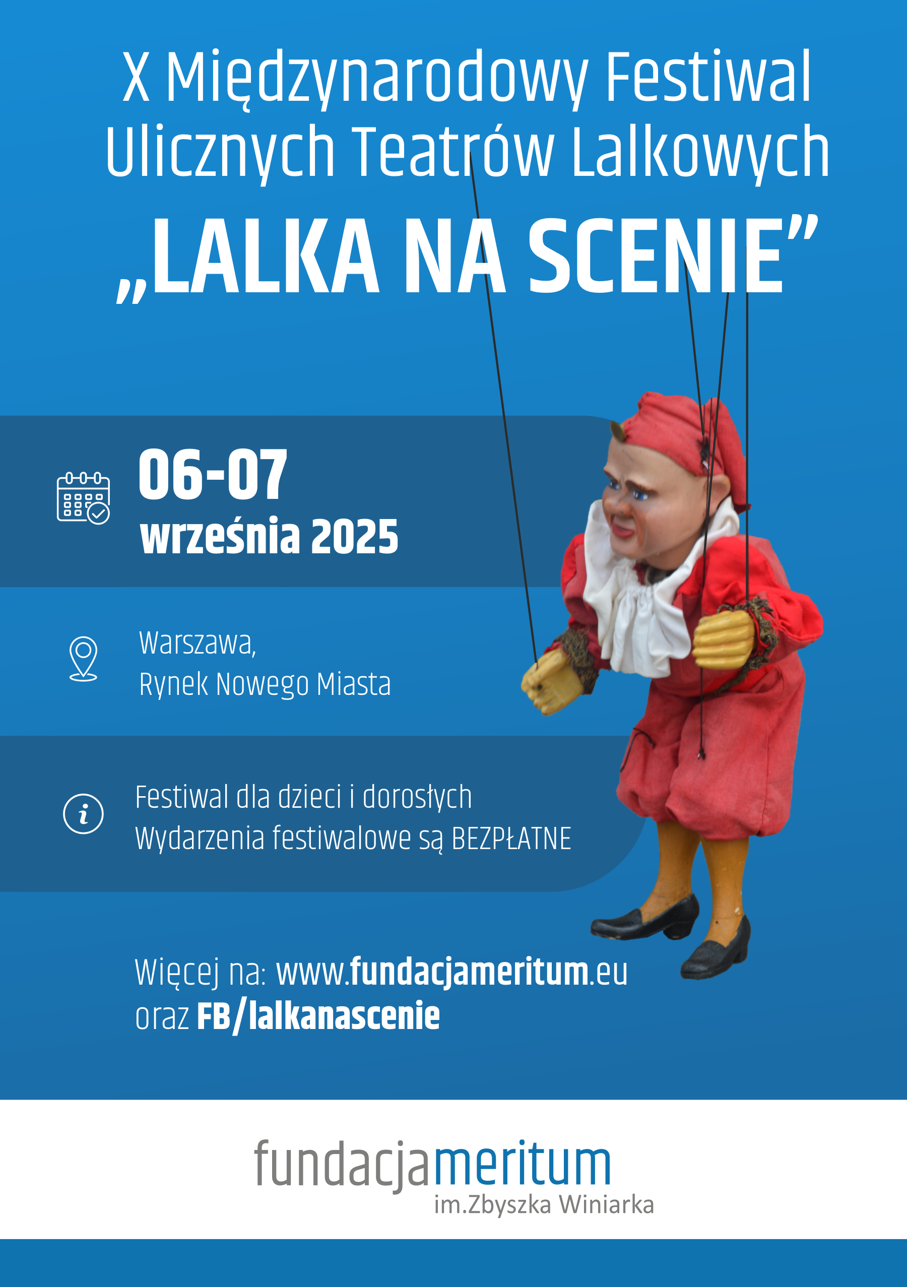 Wyjątkowy początek roku szkolnego z teatrem - X. Międzynarodowy Festiwal Ulicznych Teatrów Lalkowych LALKA NA SCENIE 2025. Edycja specjalna!