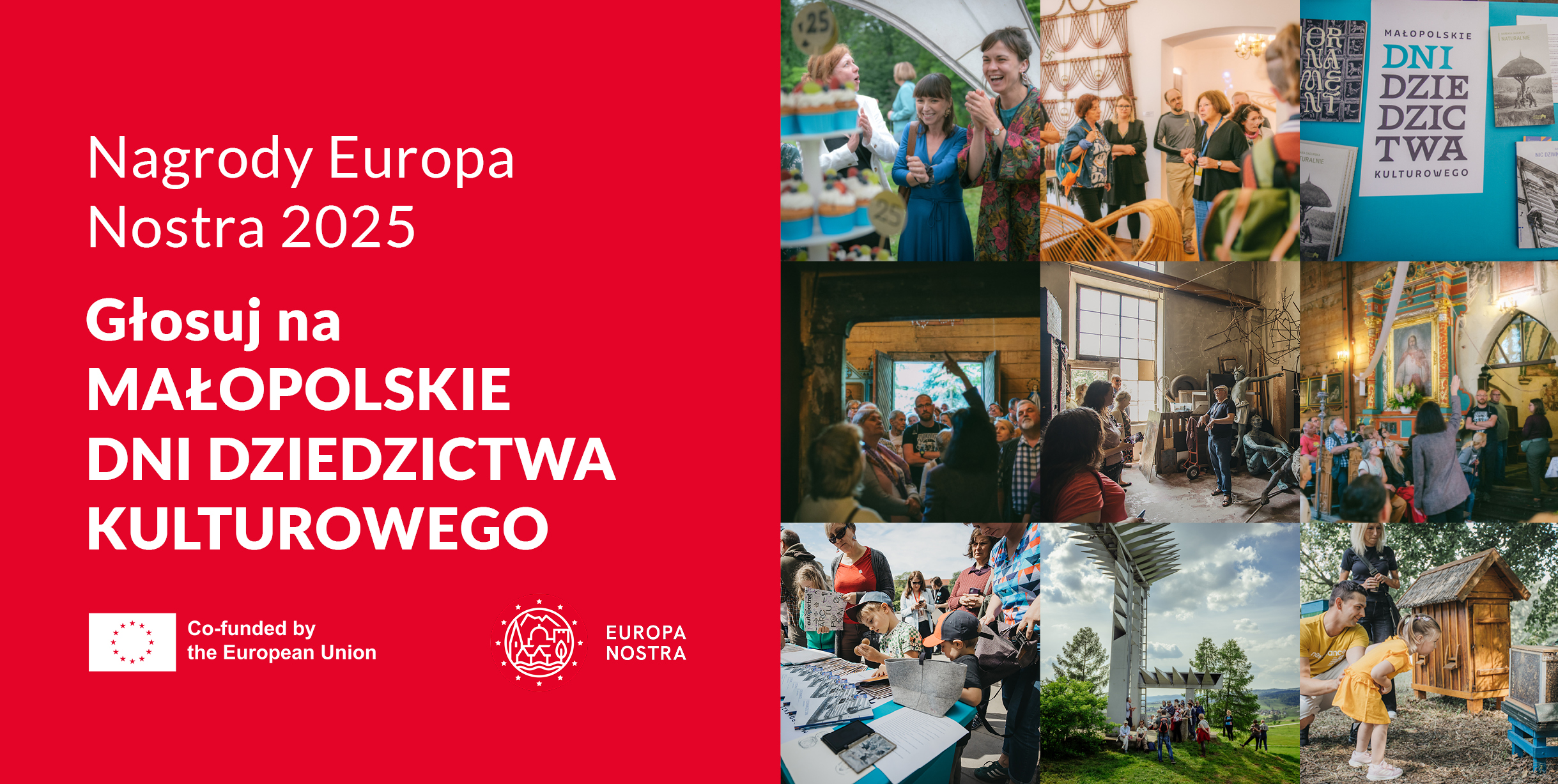 Małopolskie Dni Dziedzictwa Kulturowego – laureat Nagrody Europa Nostra 2025 – z szansą na Nagrodę Publiczności