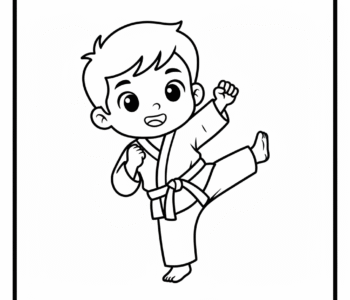 Mały mistrz sztuk walki