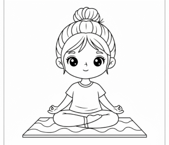 Młoda joginka w pozycji