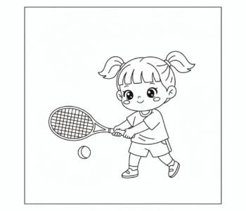 Młoda squashistka na korcie