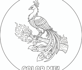 Feniks na ognistym drzewie