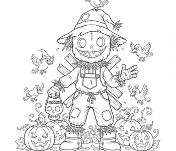 Dziecko strach na wróble