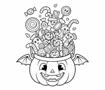 Koszyk pełen cukierków