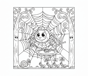 Pająk i jego pajęczyna