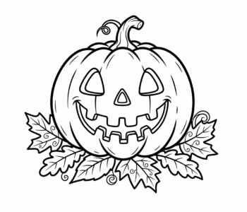 Uśmiechnięta dynia Halloween