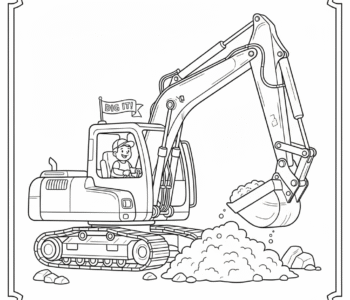 Ładowarka czołowa nabiera żwir