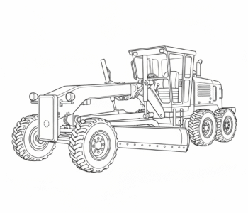 Równiarka drogowa wygładza