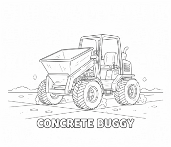 Wózek do betonu transportuje