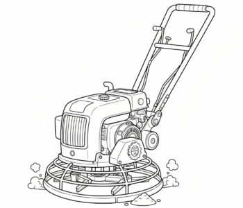 Zacieraczka mechaniczna do betonu