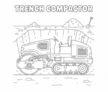 Zagęszczarka do rowów w akcji