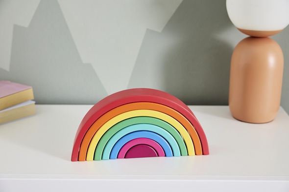 Drewniane zabawki TOYLINO z certyfikatem FSC i elementami metody Montessori
