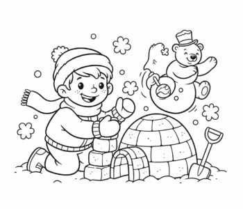 Budowanie igloo: zimowa zabawa