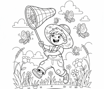 Dziecięce łowy na motyle