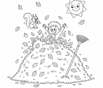 Skoki w jesienne liście