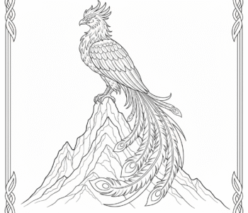 Feniks na szczycie góry