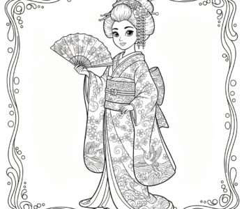 Gejsza w tradycyjnym stroju