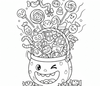 Koszyk pełen cukierków