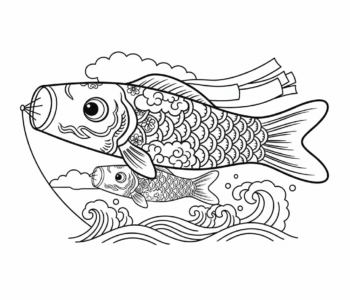 Japoński latawiec koinobori