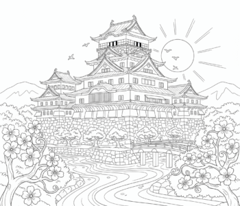 Imponujący japoński zamek