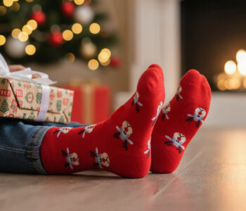 Jak wybrać skarpetki świąteczne dla dziecka i taty, aby stworzyć wyjątkowy, rodzinny klimat zimowych dni?