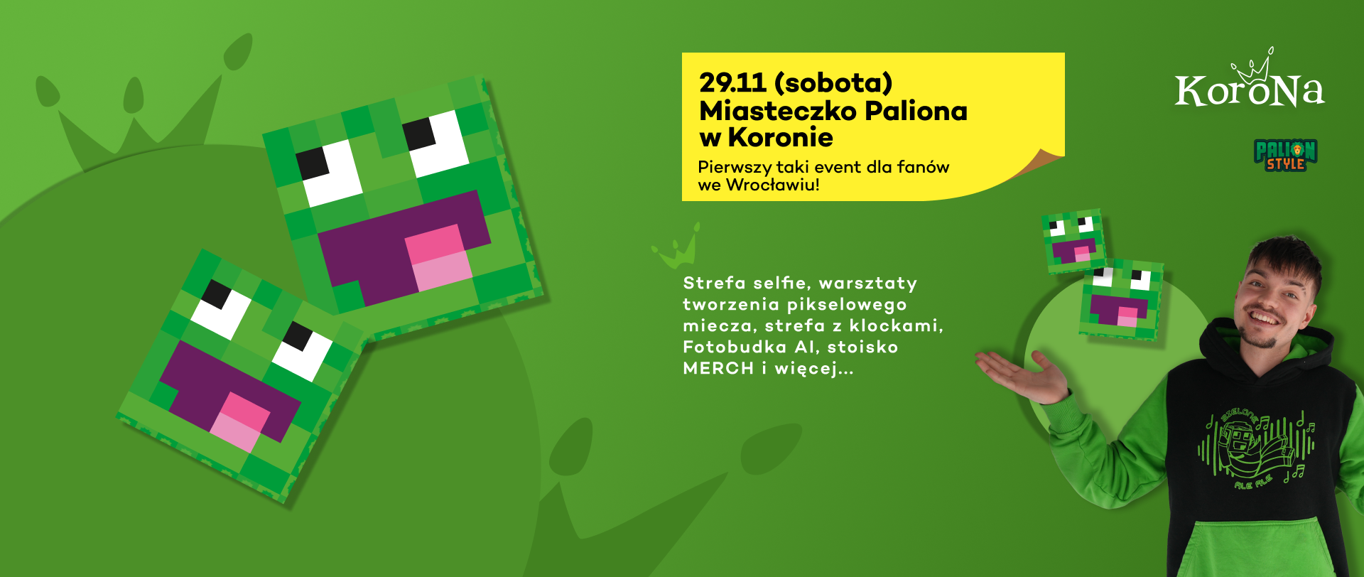 Miasteczko Paliona w CH Korona: wielka przygoda w pikselowym świecie