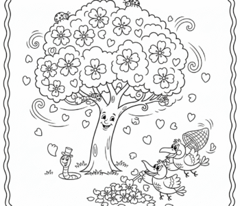 Kwitnąca wiśnia i jej płatki