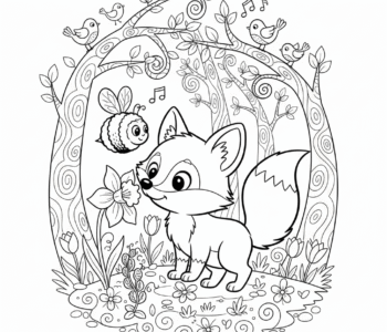 Mały lisek odkrywa wiosnę