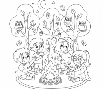 Jesienne opowieści przy ognisku