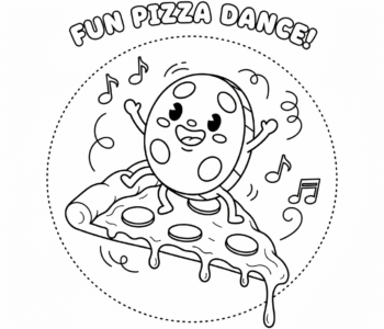 Tańczące pepperoni na pizzy