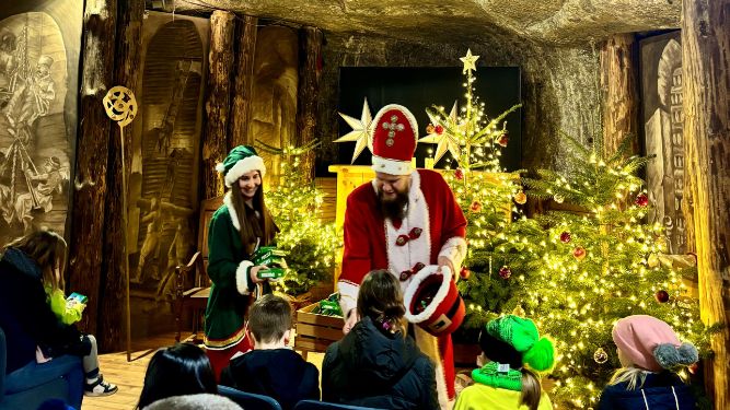 Mikołajkowe zwiedzanie Kopalni Soli Bochnia