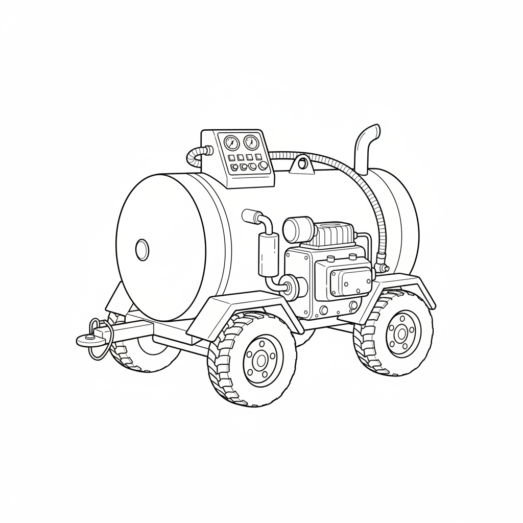 Przenośny kompresor powietrza do kolorowania