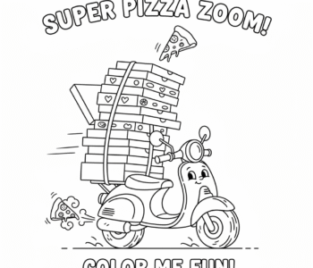 Skuter dostarcza pyszne pizze