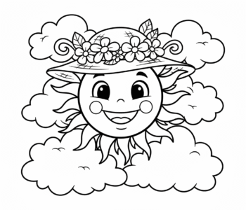 Słońce w wiosennym kapeluszu