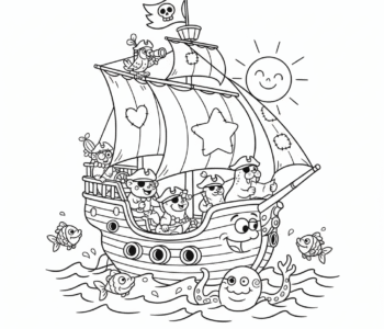 Piracka przygoda na morzu