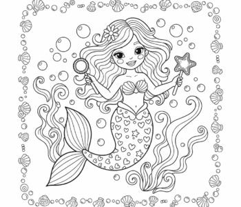 Syrena w podwodnym królestwie