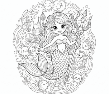 Syrena z magicznym trójzębem