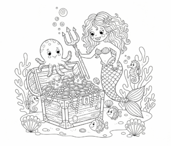 Syrena i zatopiony skarb