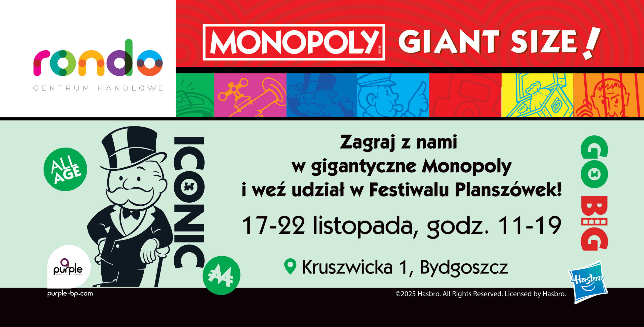Planszowa przygoda w CH RONDO: Festiwal Gier i gigantyczne Monopoly