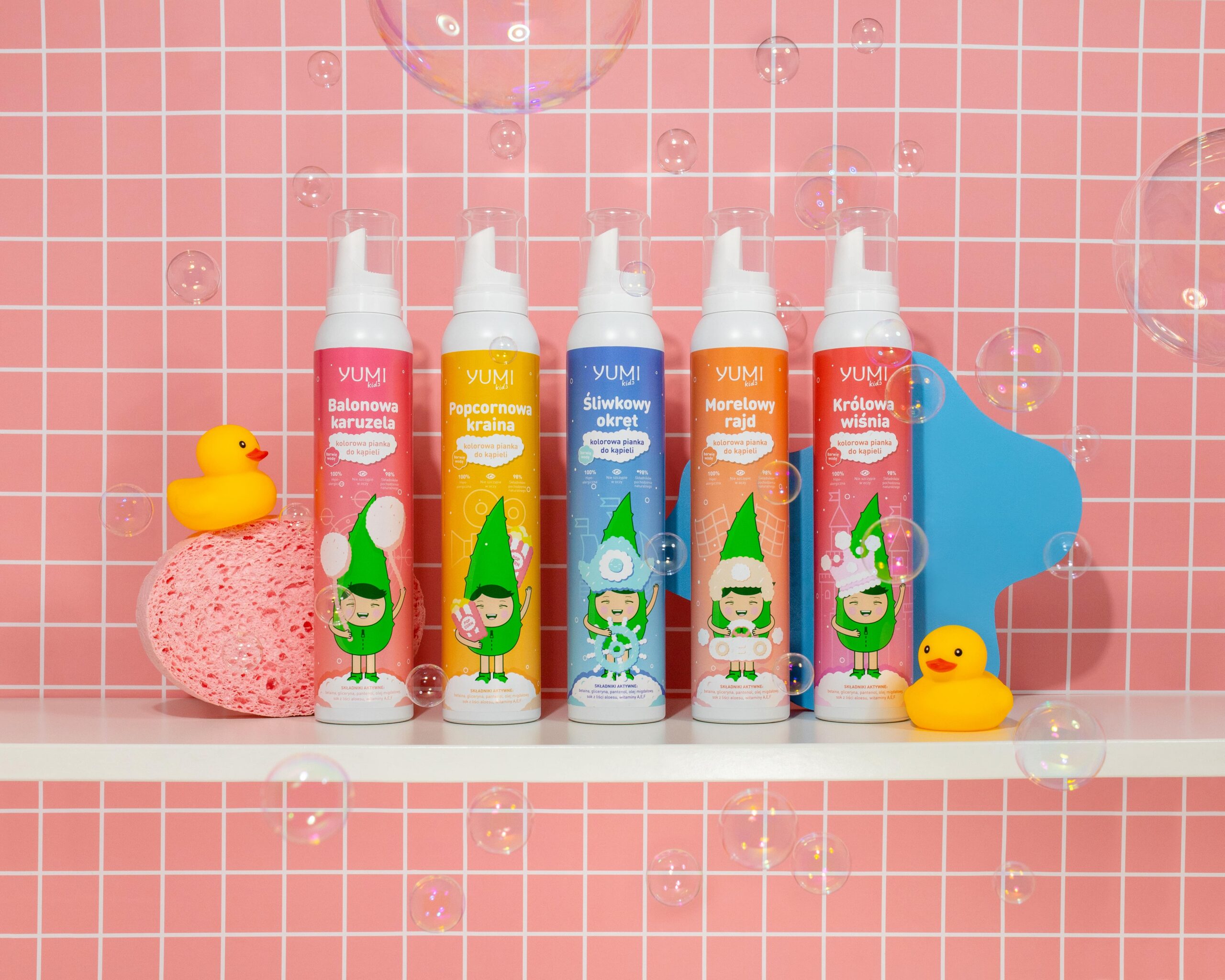 Kolorowy plan zimowej pielęgnacji!  YUMI Kids wspiera rozwój zdrowych nawyków pielęgnacyjnych najmłodszych