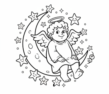 Anioł na księżycu