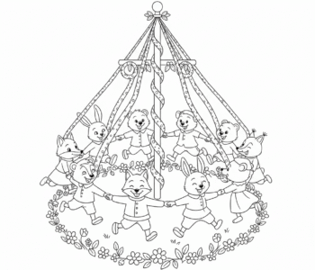 Tańce wokół Wielkanocnego Maja