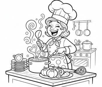 Kobieta szef kuchni