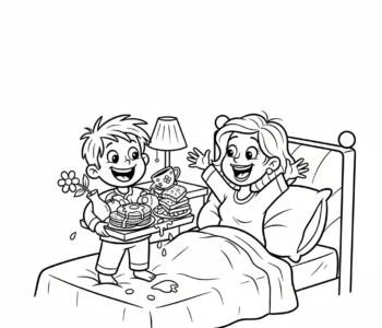 Śniadanie do łóżka dla Mamy