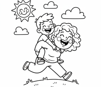 Mama niesie na barana