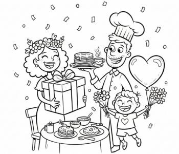 Rodzinne świętowanie Dnia Matki